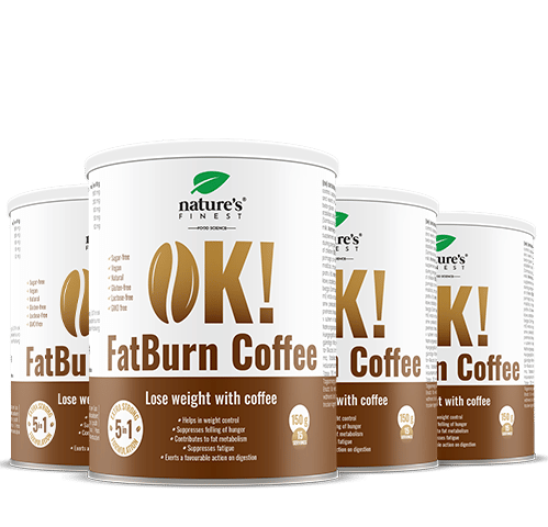 100% Καφές FatBurn , 4x OK!FatBurn® , Με ID-Alg® και L-Καρνιτίνη , Καλύτερα προϊόντα απώλειας βάρους στην Ελλάδα , από την Nature's Finest